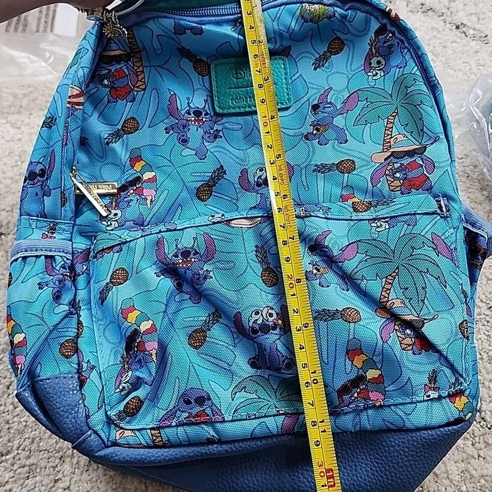 NEW Posh Peanut Small Backpack & Lunchbox Set Kids OS Blue Disney Stitch NWT